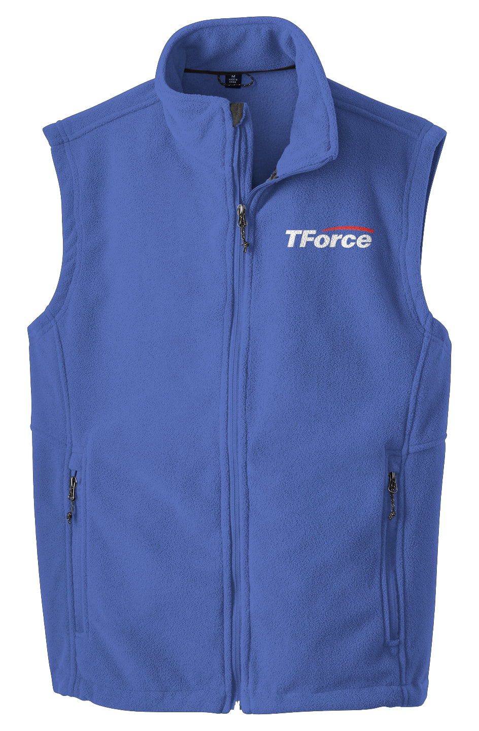 Front & Back Logo Value Fleece Vest
