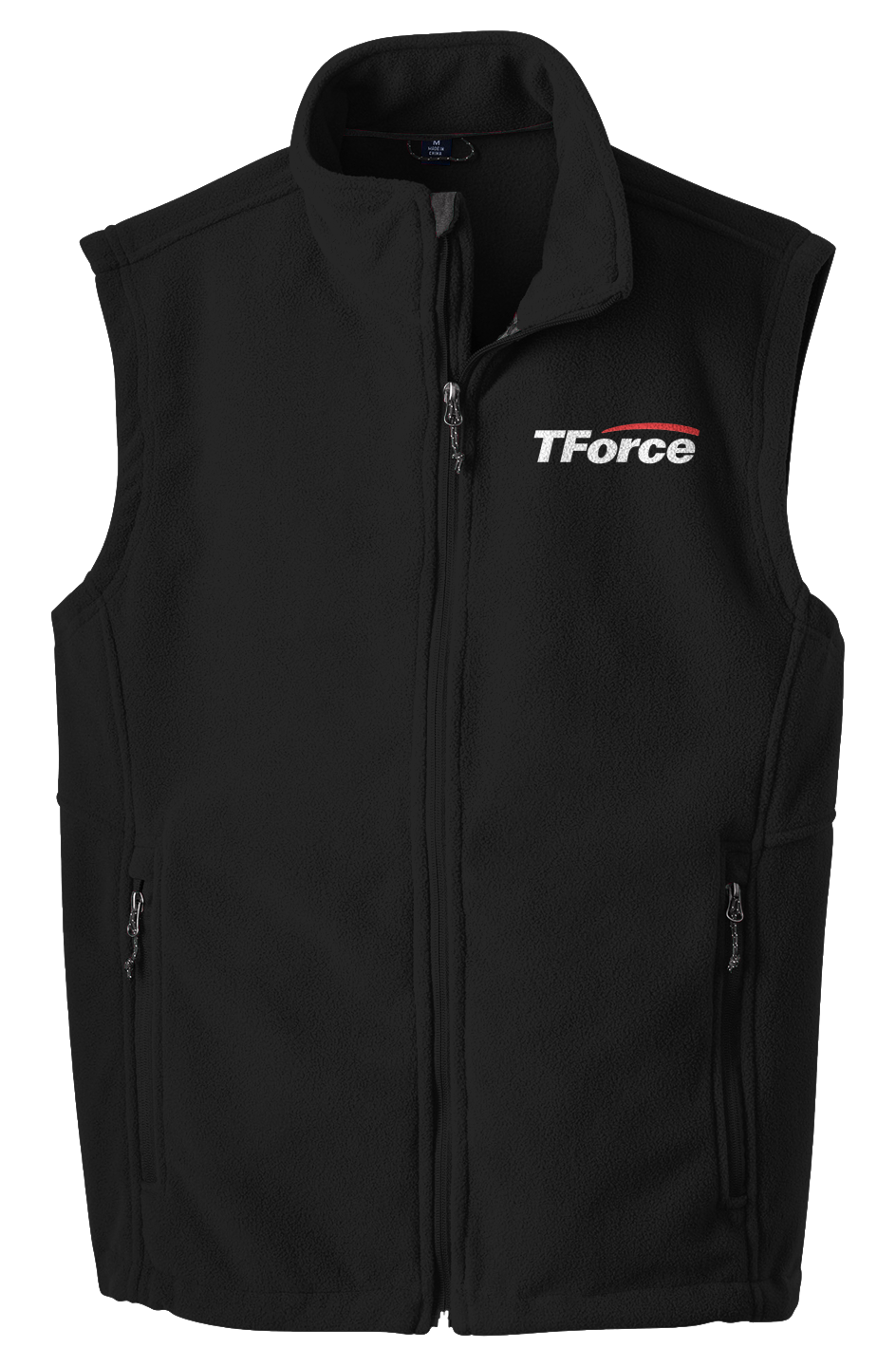Front & Back Logo Value Fleece Vest