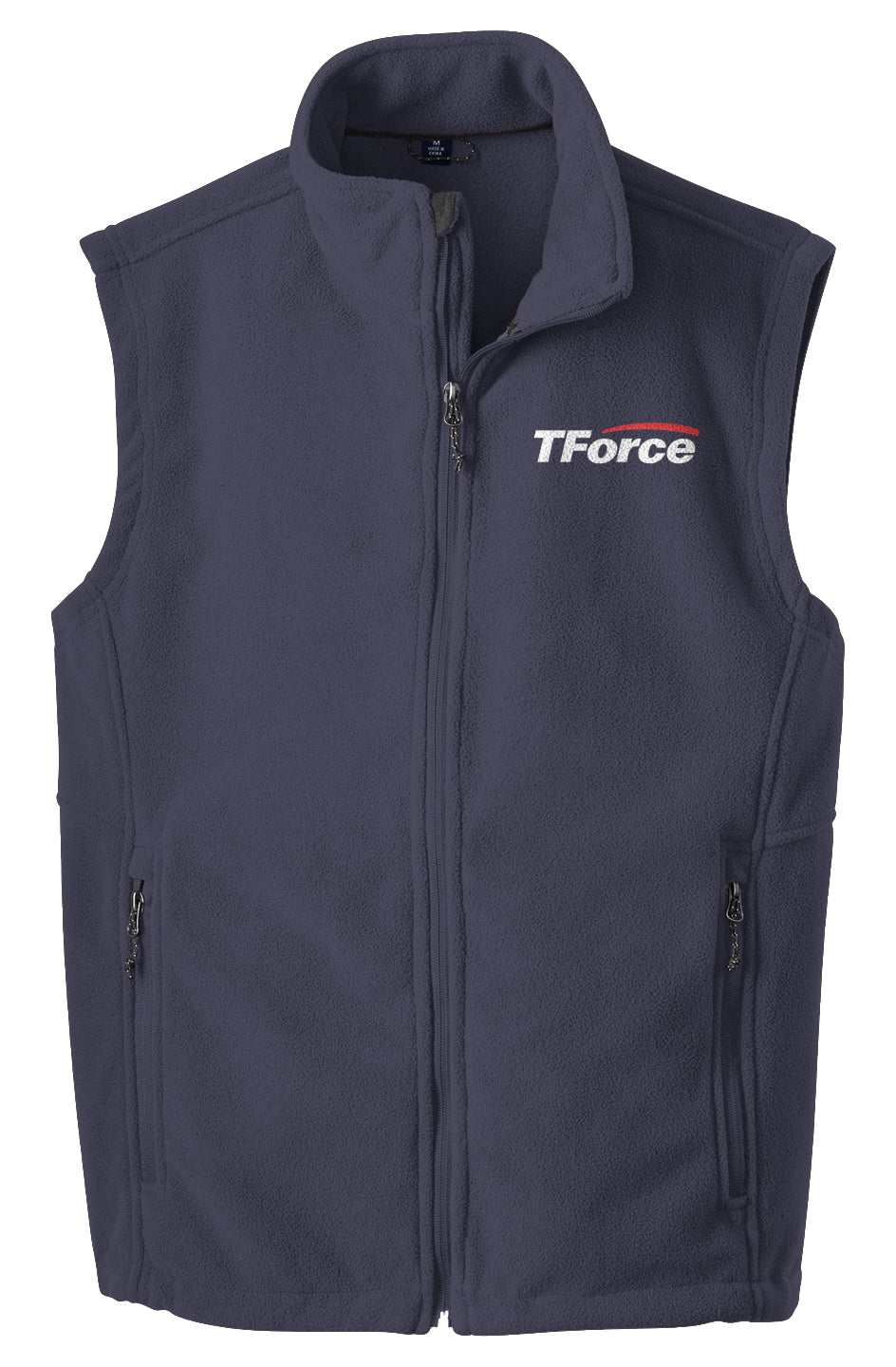Front & Back Logo Value Fleece Vest