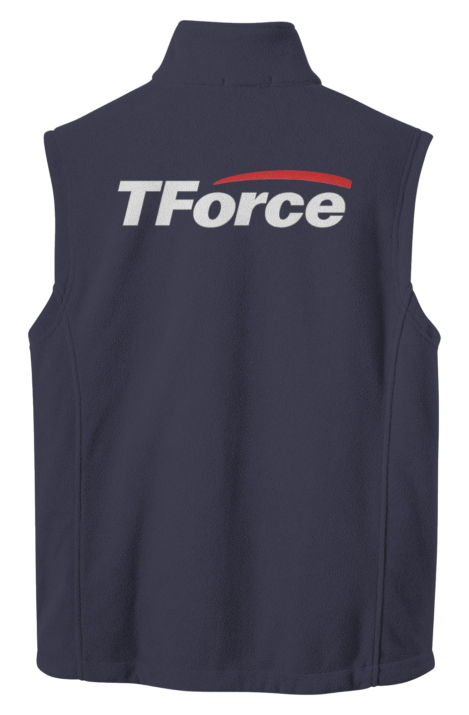 Front & Back Logo Value Fleece Vest