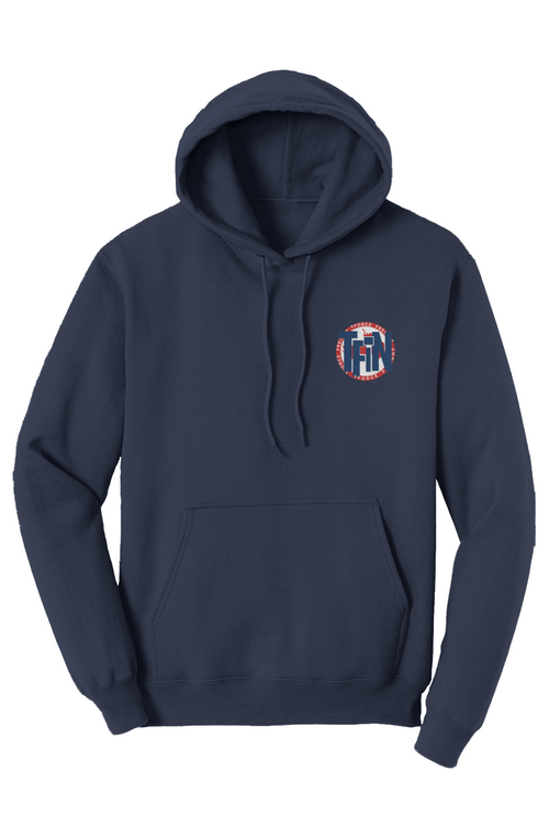 Baseball Logo Pullover Hoodie