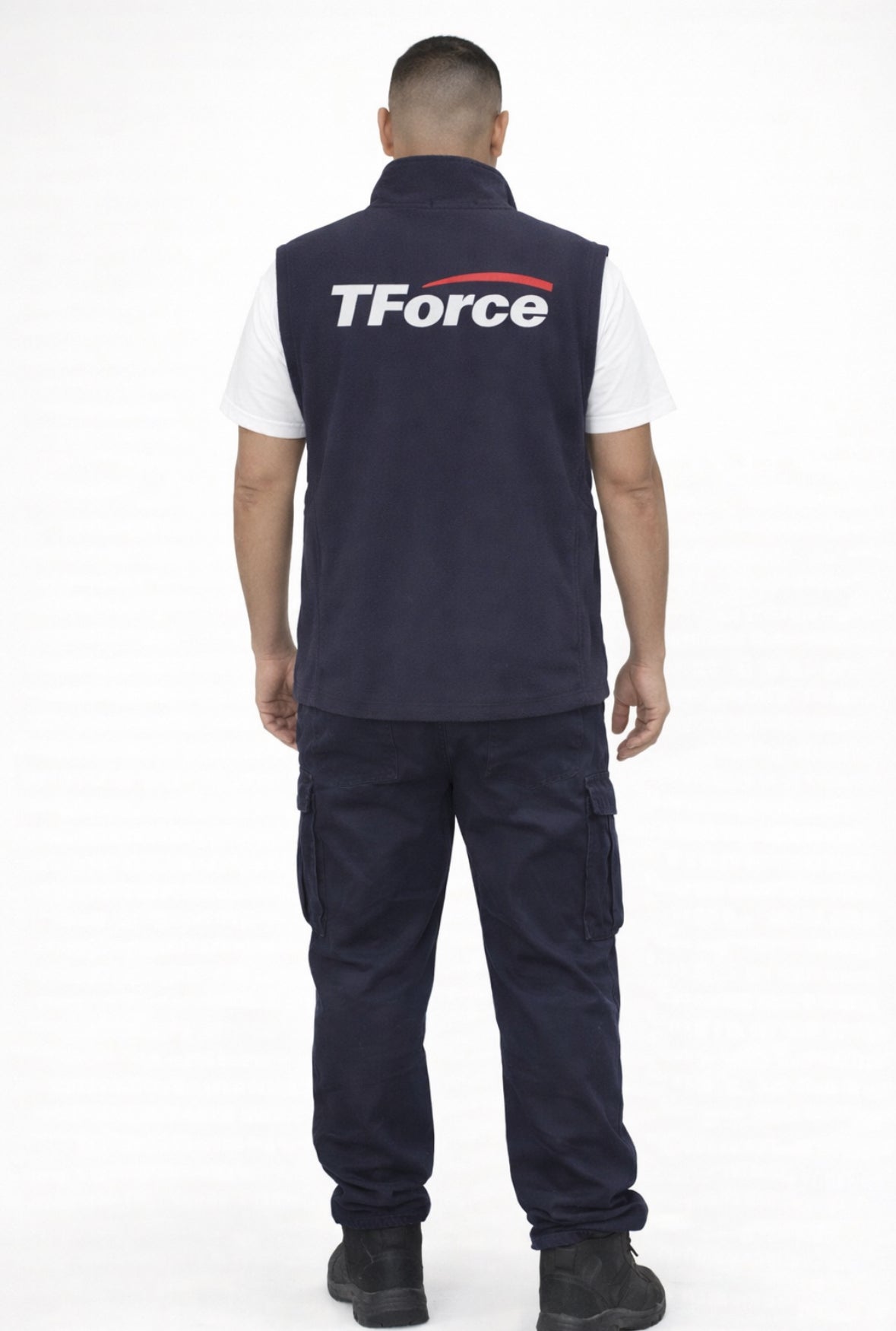 Front & Back Logo Value Fleece Vest