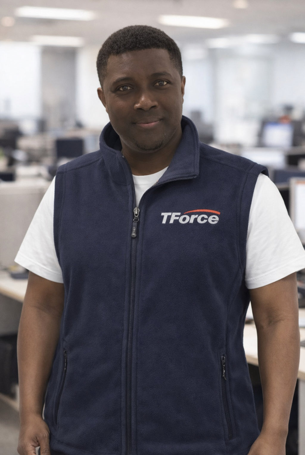 Front Logo Value Fleece Vest